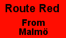 Red Route from Malmö to Stockholm
